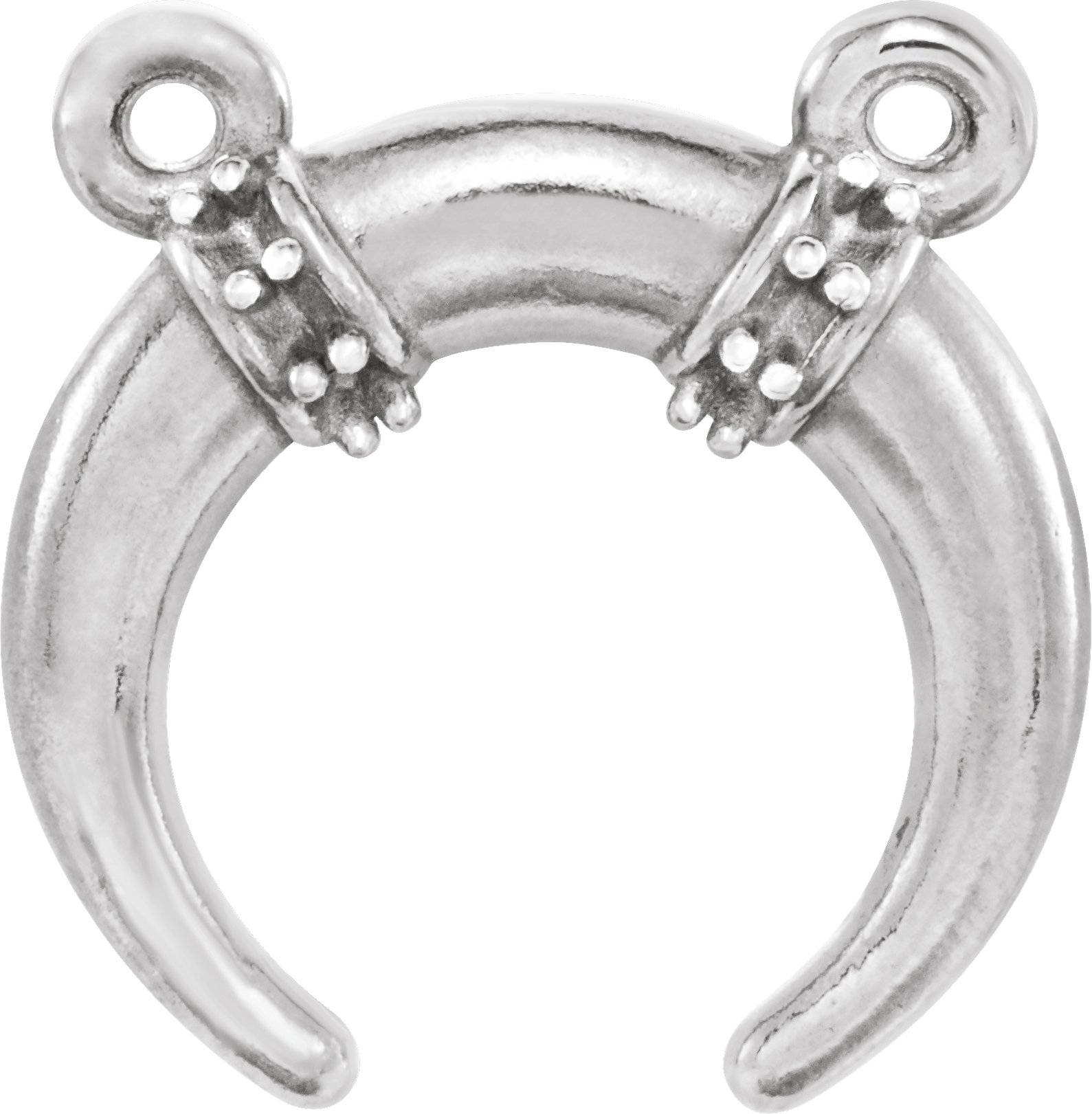 Accented Crescent Necklace or Center
