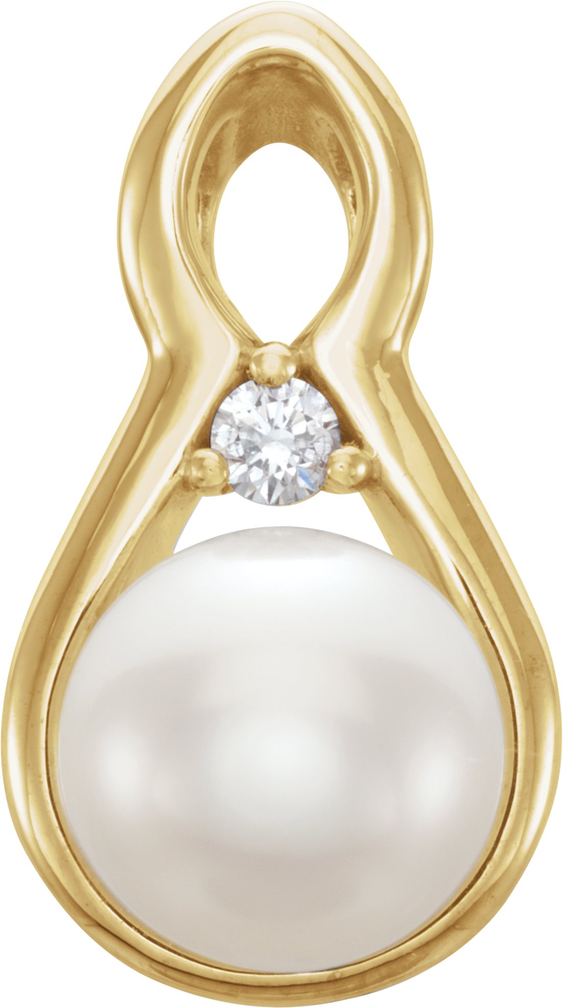 Accented Pearl Pendant