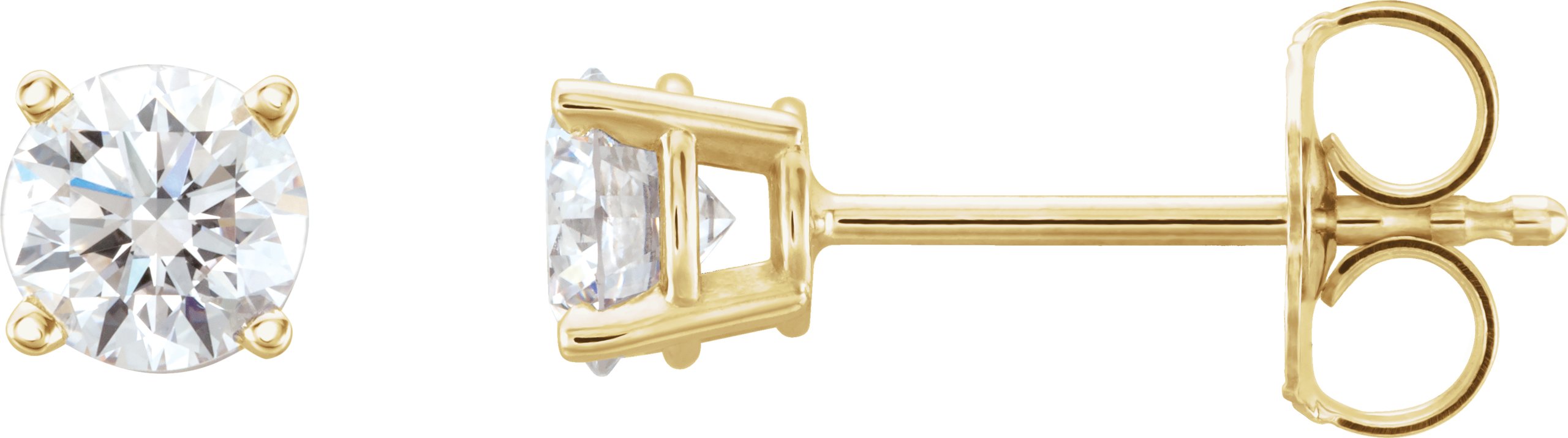 14K Yellow .75 CTW Lab Grown Diamond Stud Earrings Ref 17620386