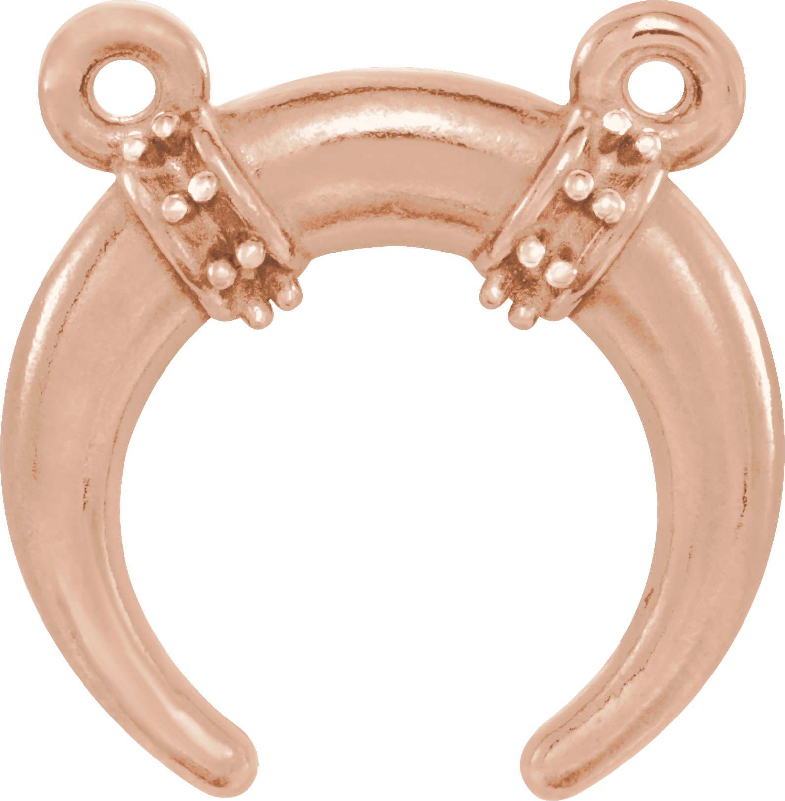 Accented Crescent Necklace or Center