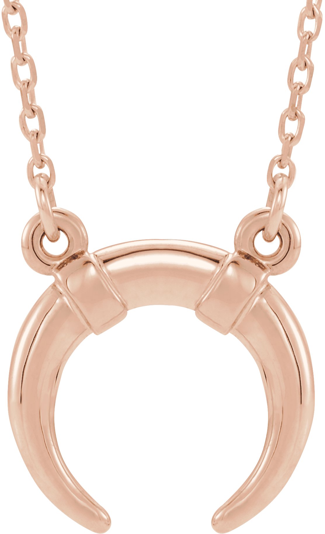Crescent Moon Necklace or Center
