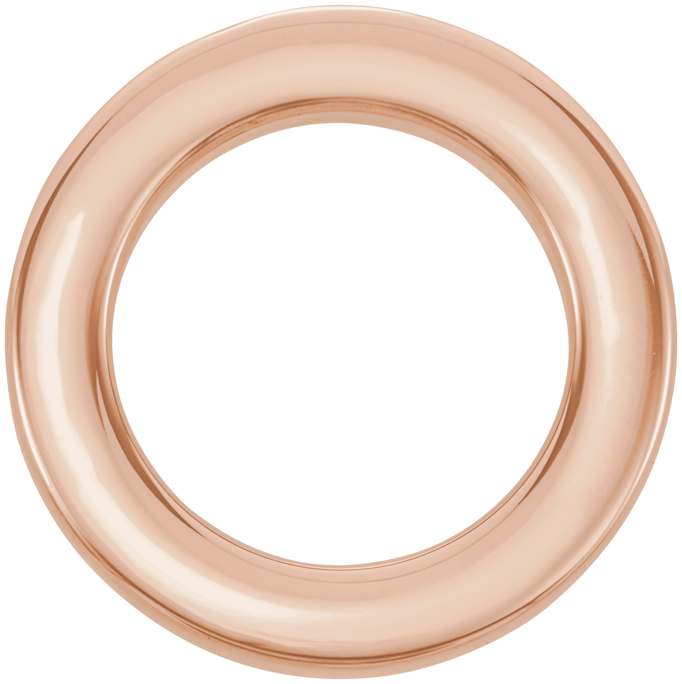 14K Rose 15 mm Circle Slide Pendant Ref. 12055112