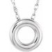 Sterling Silver 10 mm Circle 18