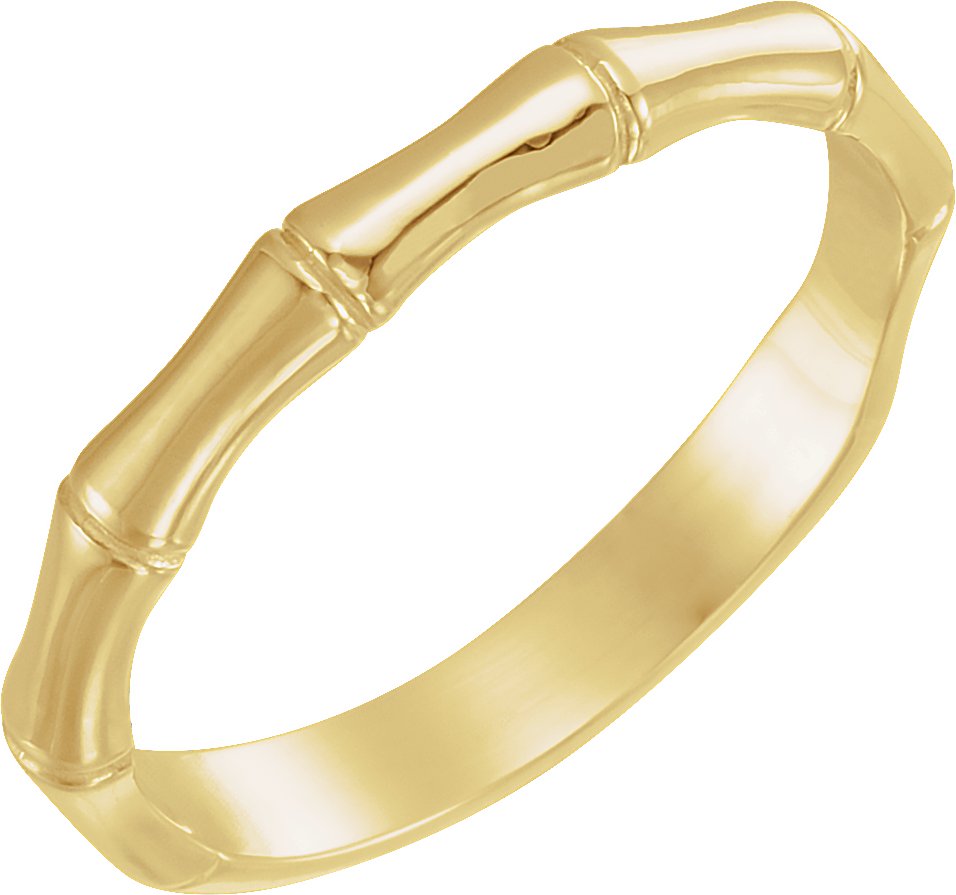 14K Yellow Stackable Ring