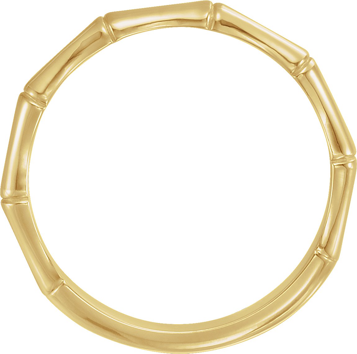 14K Yellow Stackable Ring