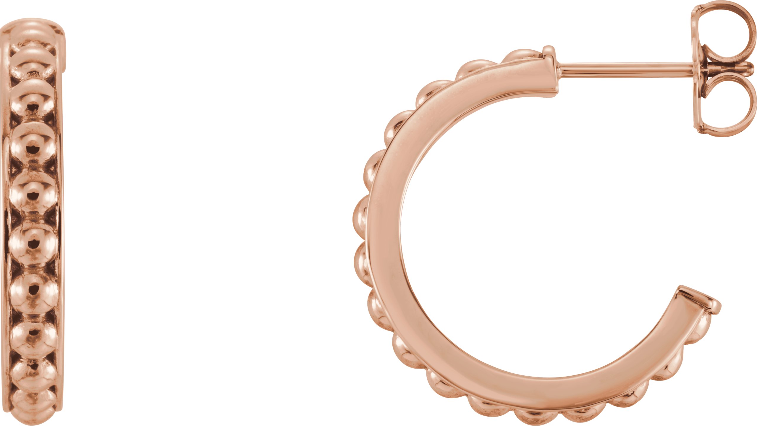 Beaded Hoop Earrings