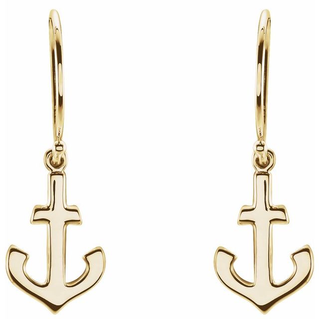 Petite Anchor Earrings