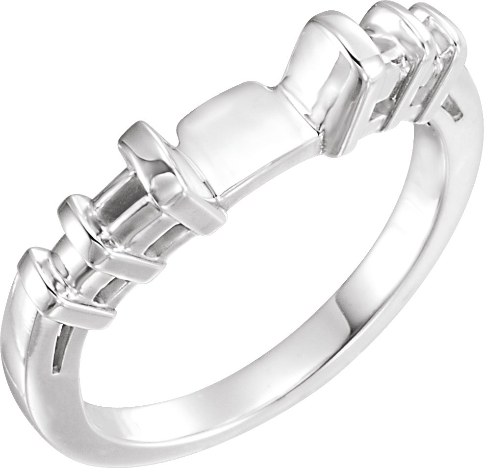 Baguette Accented Engagement Ring, Band or Shank