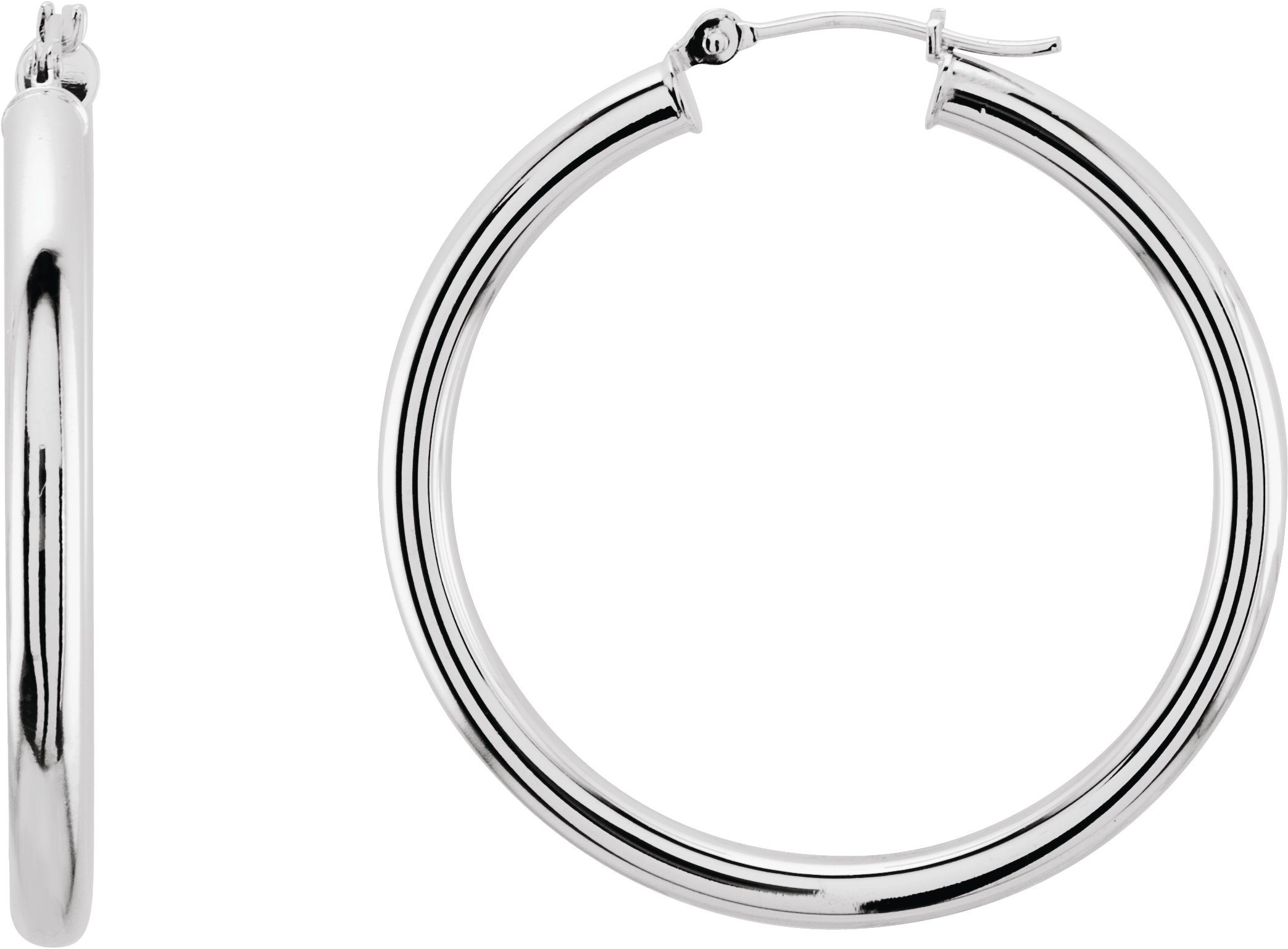 Metal Fashion | Tube Hoop Earrings