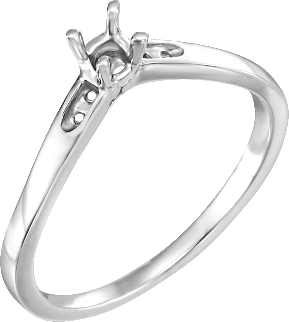 Accented Engagement Ring or Band