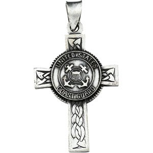 U.S. Coast Guard Cross Pendant 28.5 x 20.75mm Ref 849976