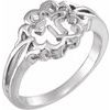 Sterling Silver Cross Ring Ref 865214