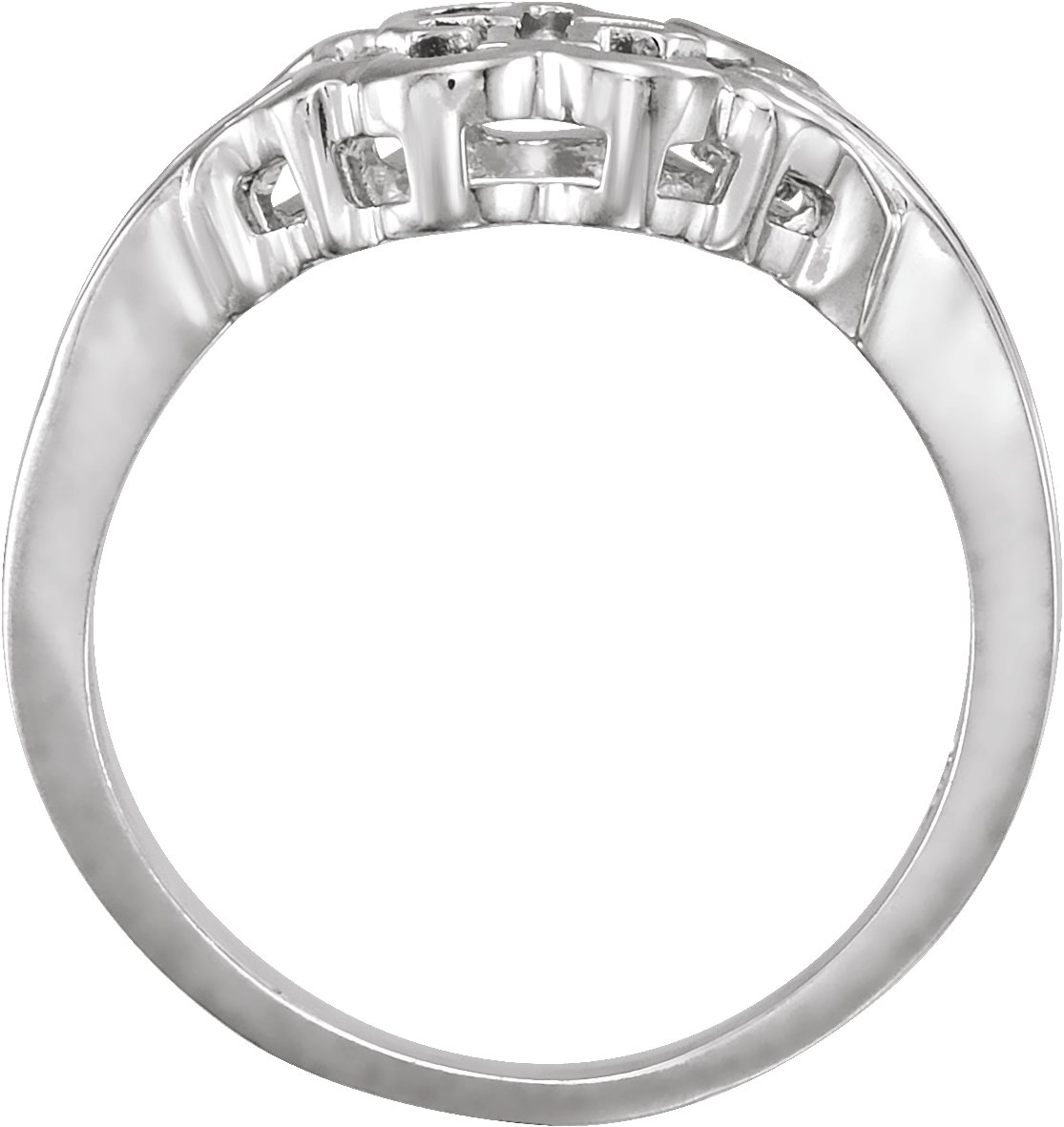 Sterling Silver Cross Chastity Rings® 