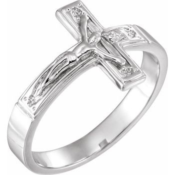 SS Crucifix Ring Ref 511961