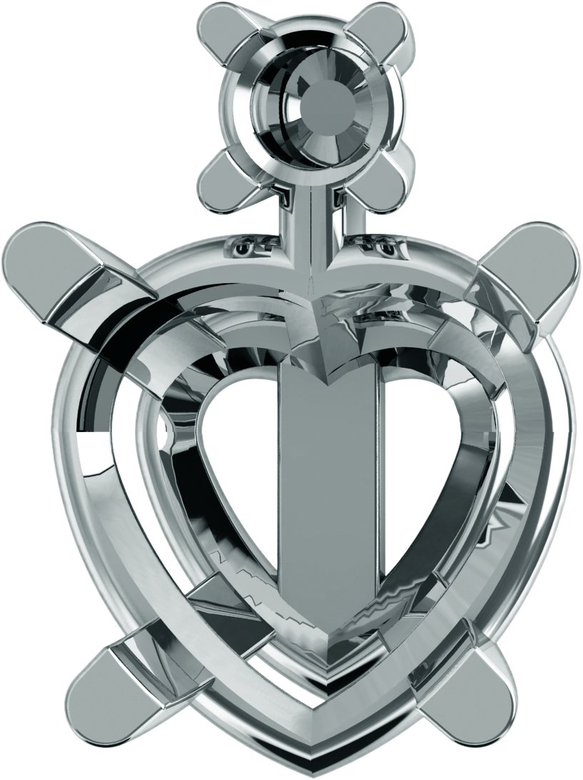 4-Prong Accented Earring Setting