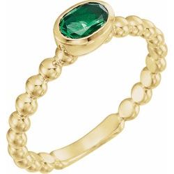Oval Stackable Ring Mounting for Mother