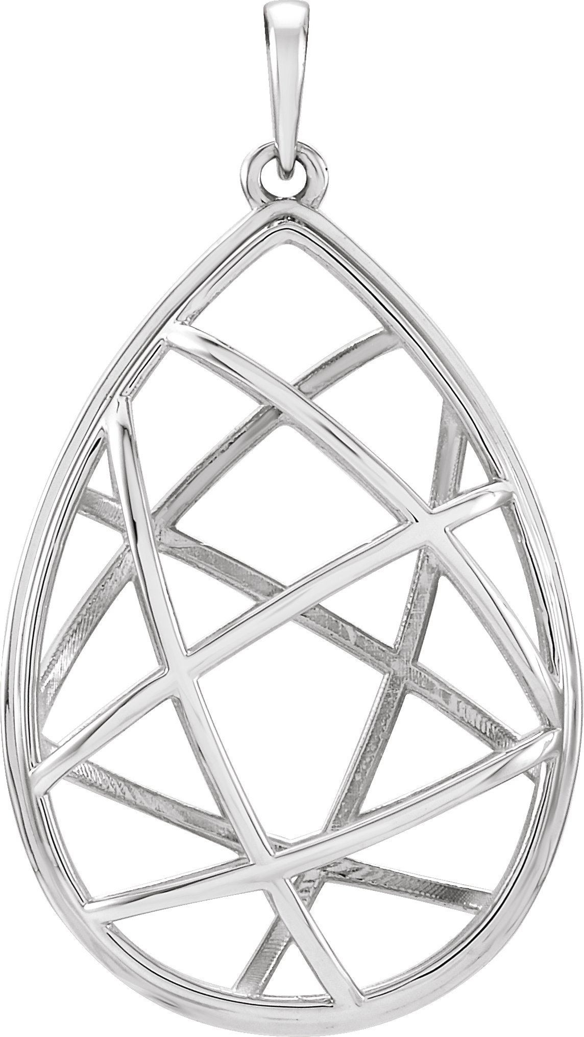 Sterling Silver Nest Design Pendant