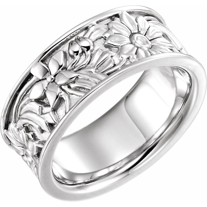 Floral Flat Band