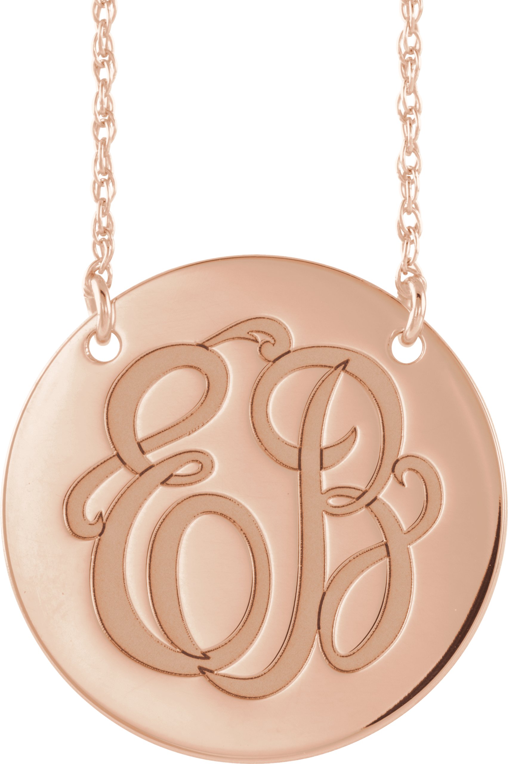 Script Monogram Necklace