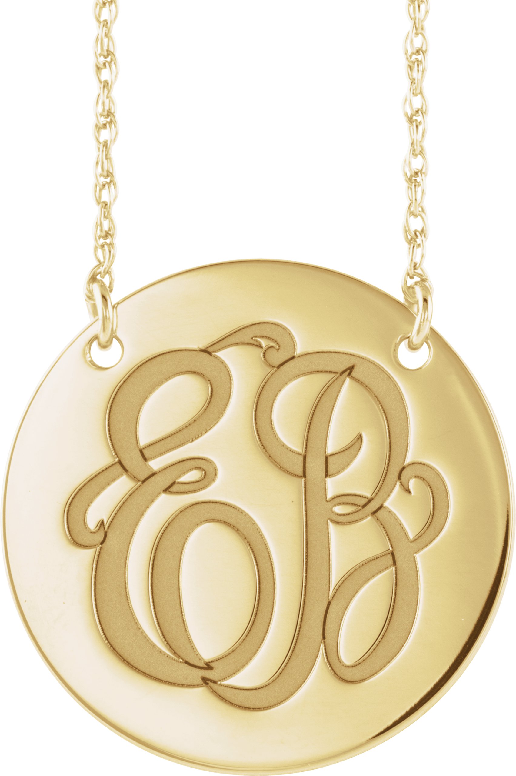 Script Monogram Necklace