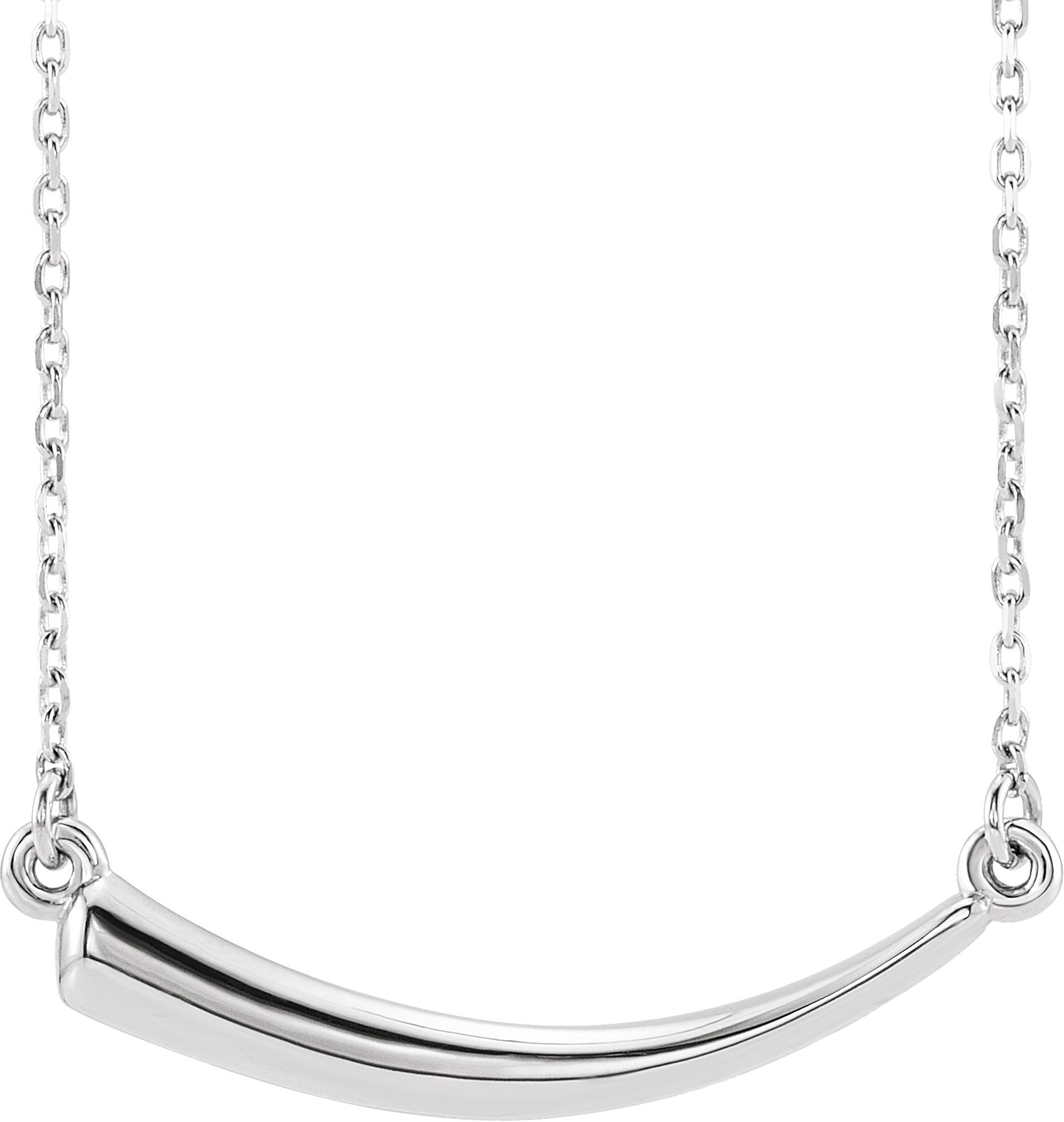Sterling Silver Horn 16-18" Necklace