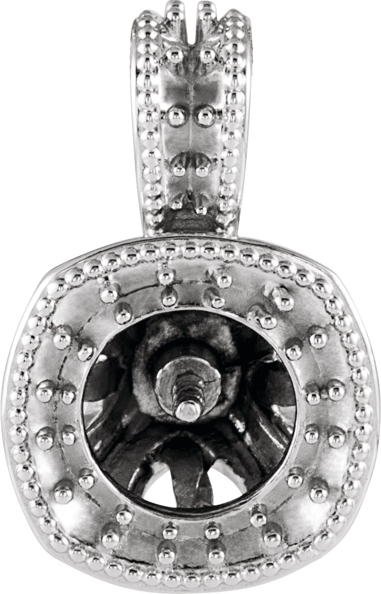 Halo-Style Pearl Pendant