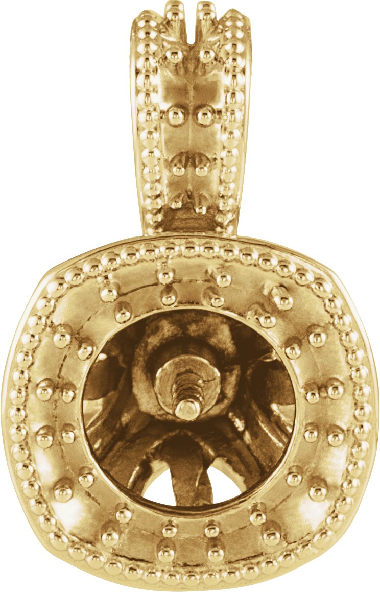 Halo-Style Pearl Pendant