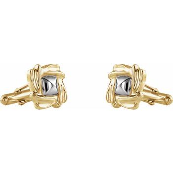 Two Tone Cuff Links Ref 476072