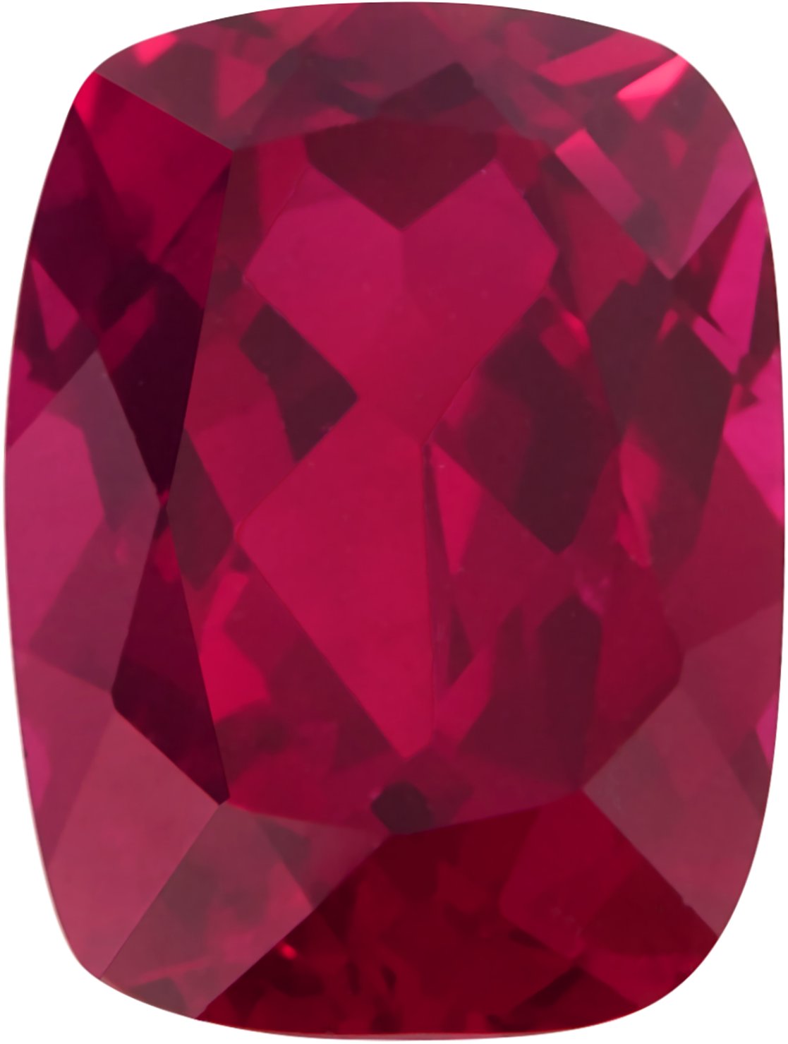 Antique Cushion Lab-Grown Ruby