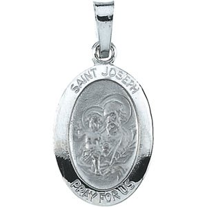 St. Joseph Oval Medal 15 x 11mm Ref 557415