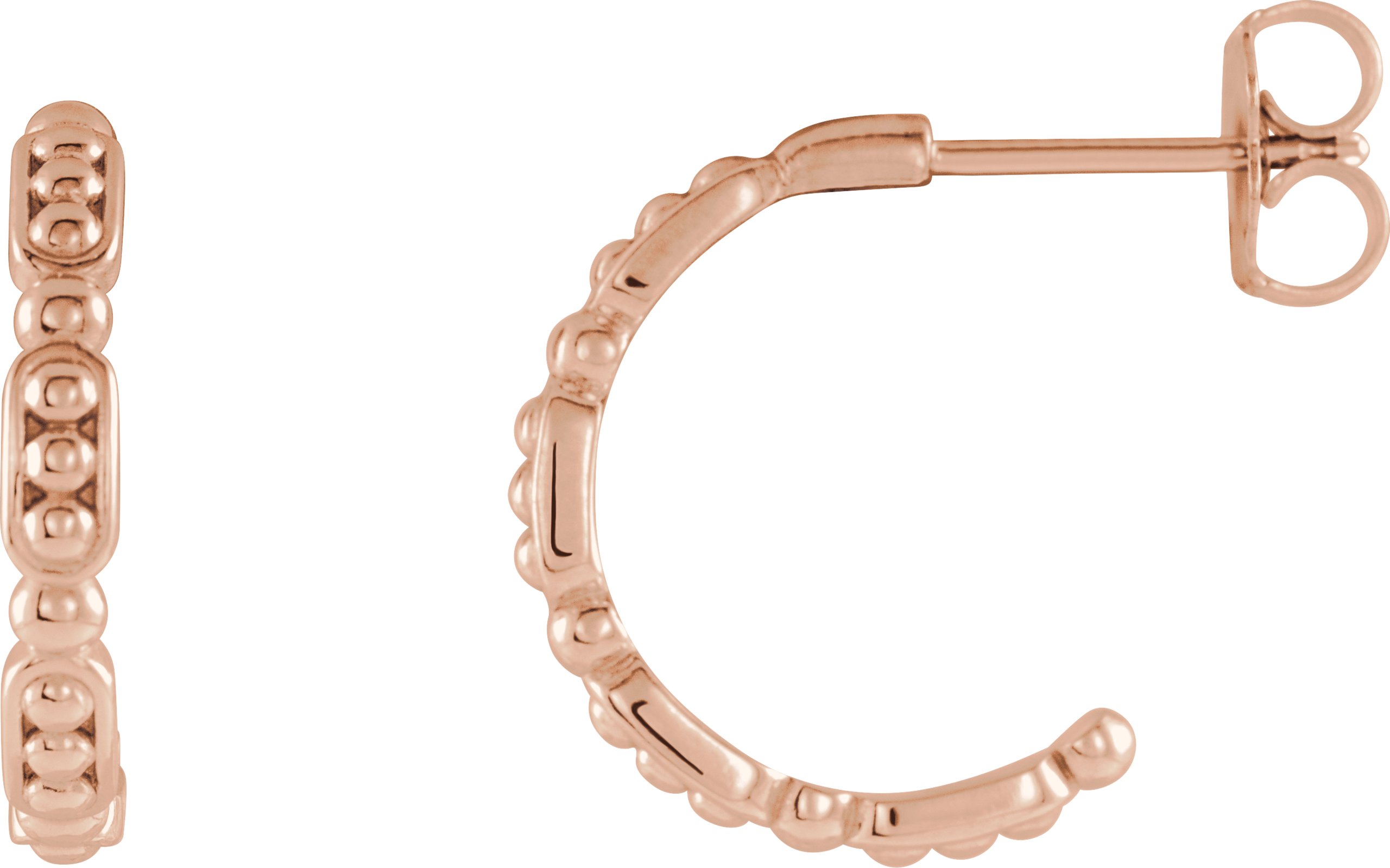 Beaded Hoop Earrings