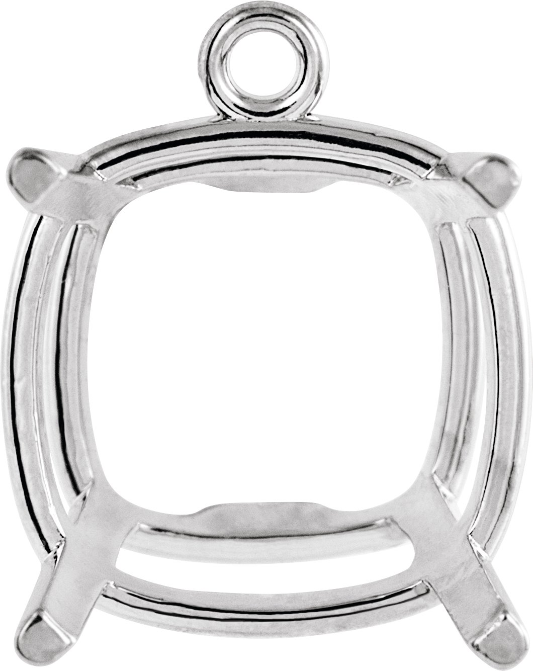 Round 4-Prong Basket Dangle