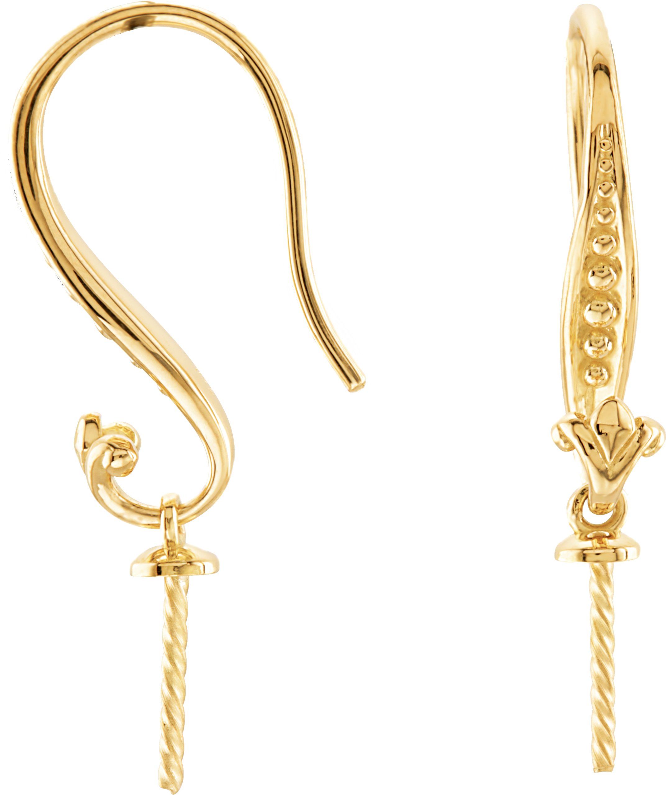 Beaded Pearl Earrings