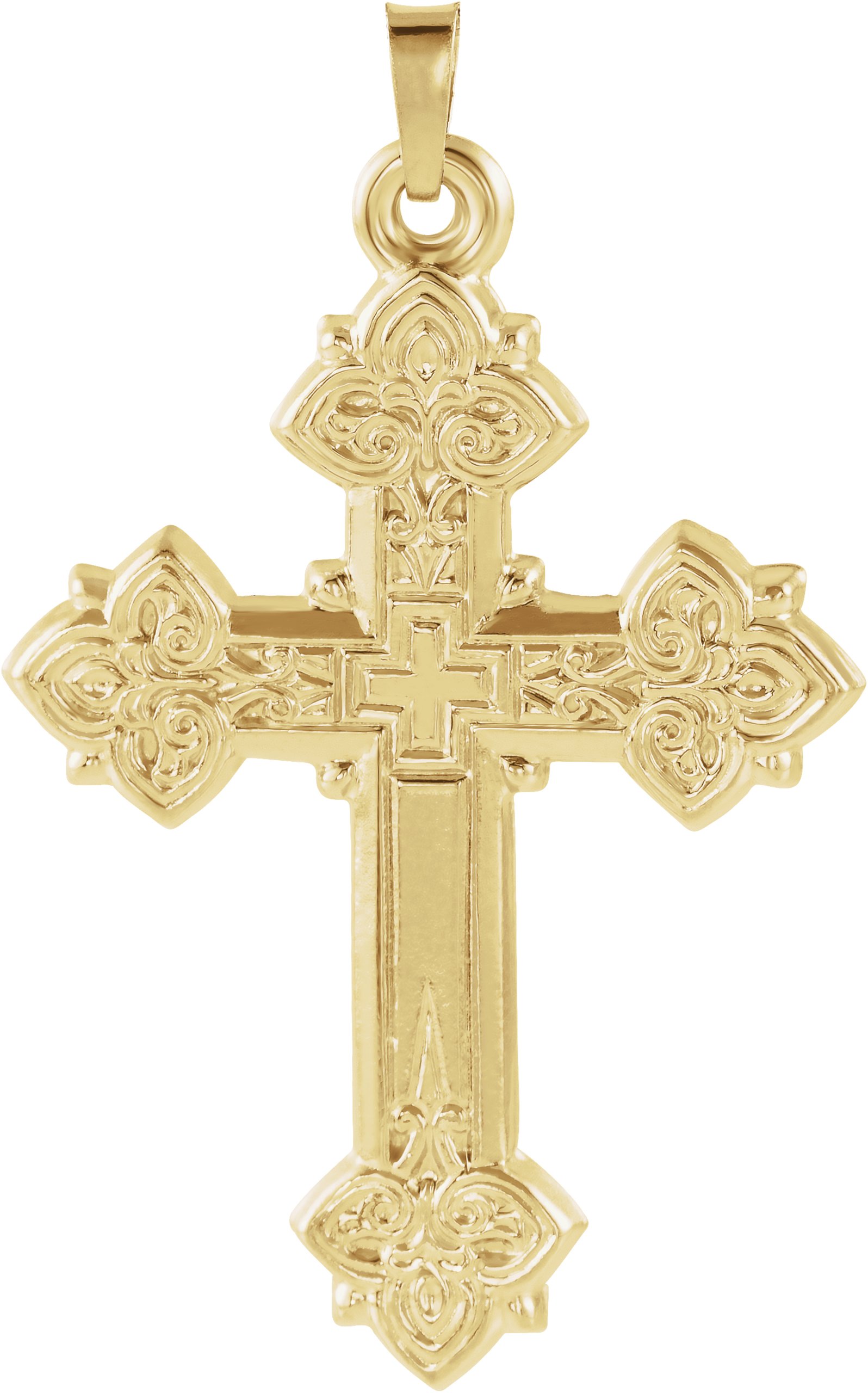 Hollow Design Cross Pendant Ref 712567