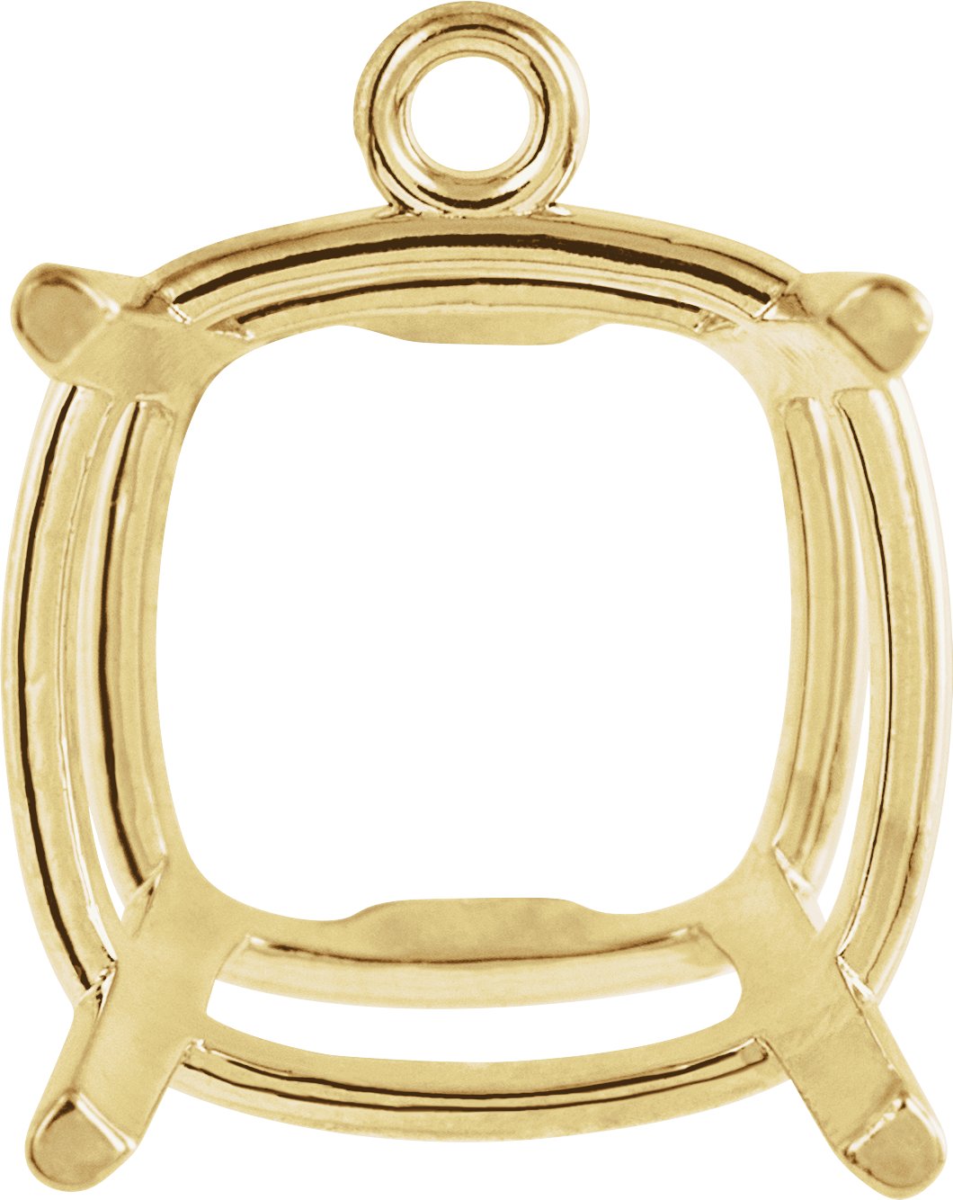 Round 4-Prong Basket Dangle