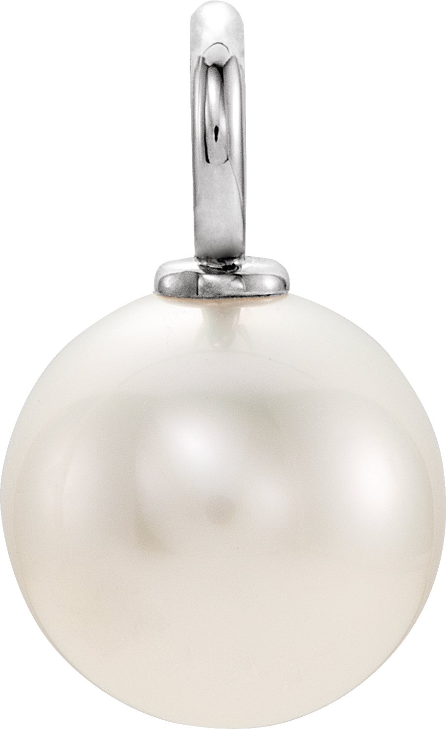 Sterling Silver Cultured White Freshwater Pearl Pendant