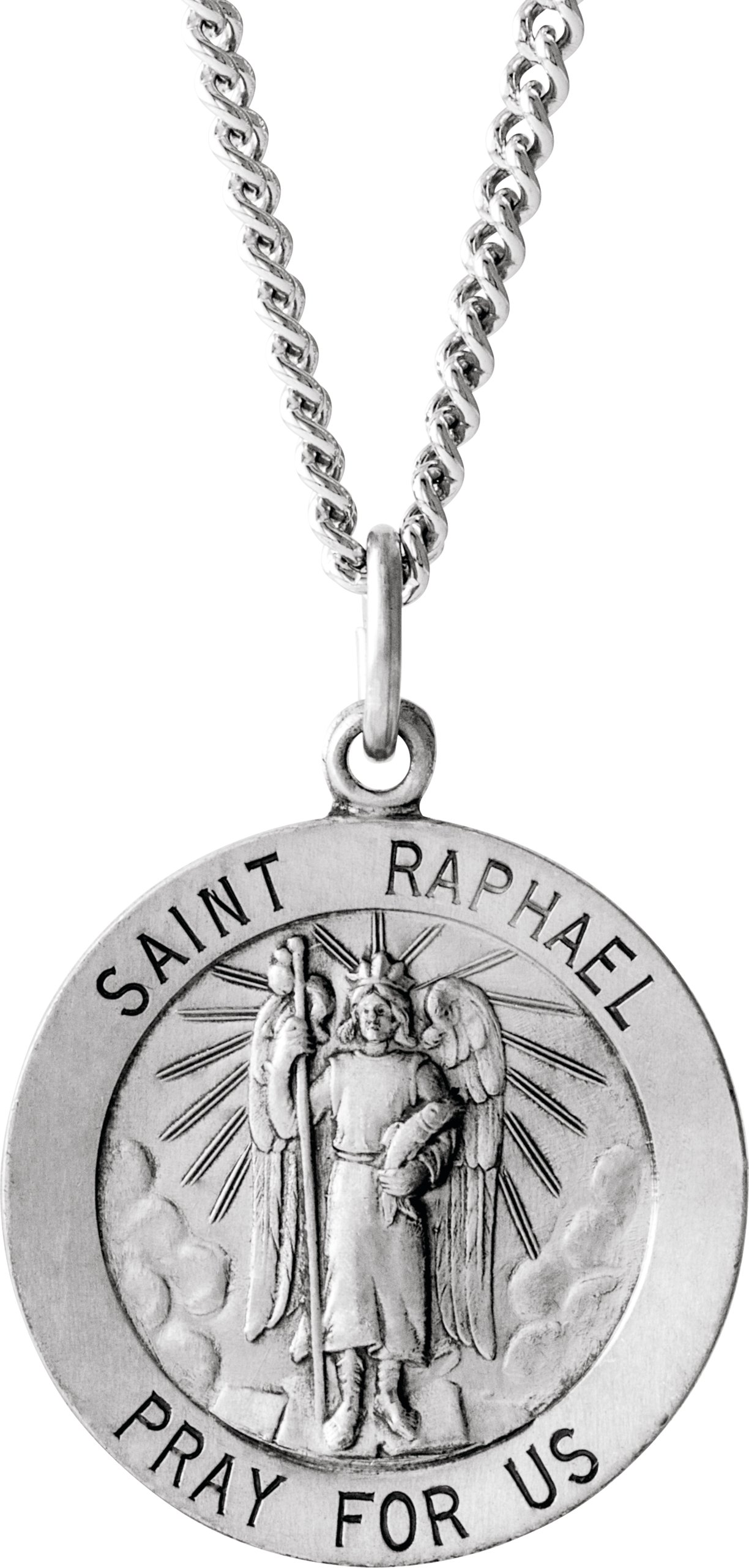 St. Raphael Medal Necklace or Pendant