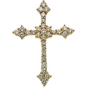 Diamond Cross 31 x 22.5mm .91 CTW Ref 318816