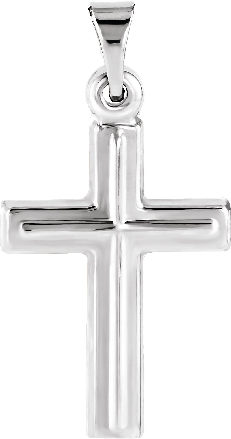 Platinum Cross 17 x 12mm Ref 681648