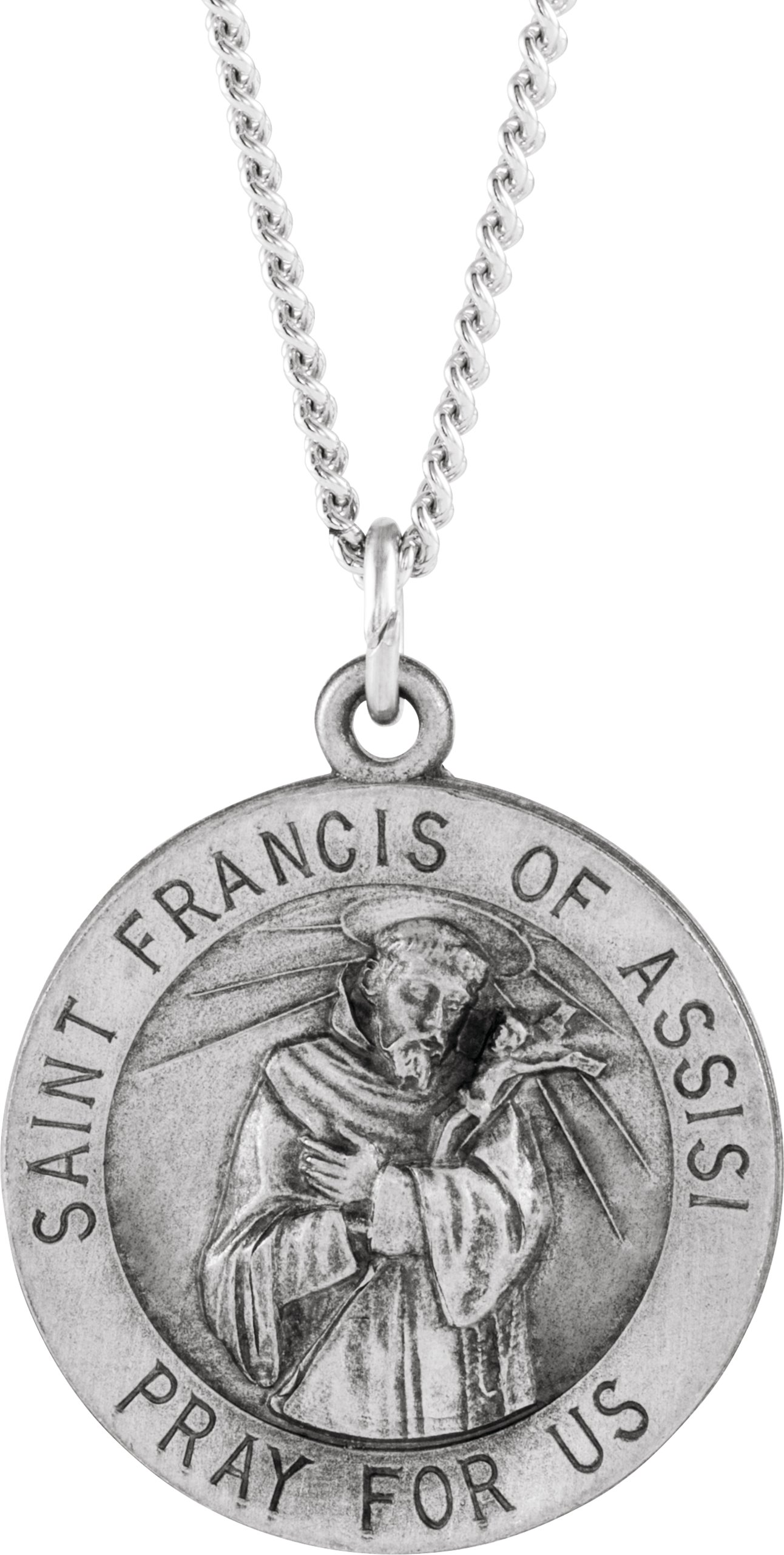 St. Francis of Assisi Medal Necklace or Pendant