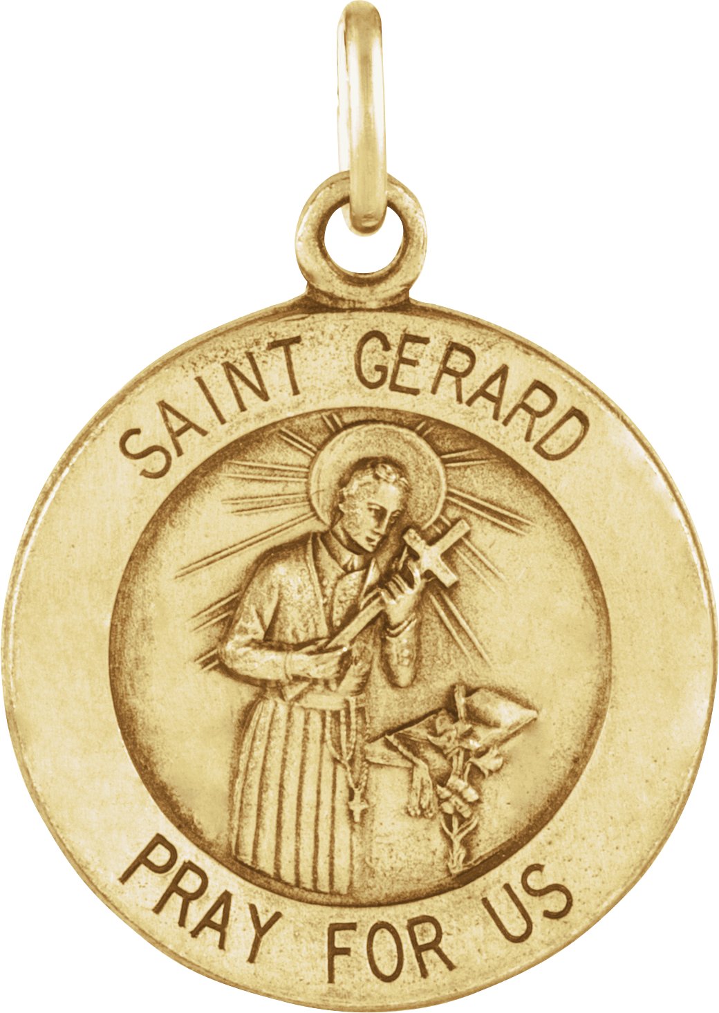 Round St. Gerard Medal 15mm Ref 998776