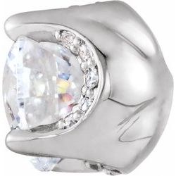 Round 4-Prong Accented Solstice Solitaire® Setting