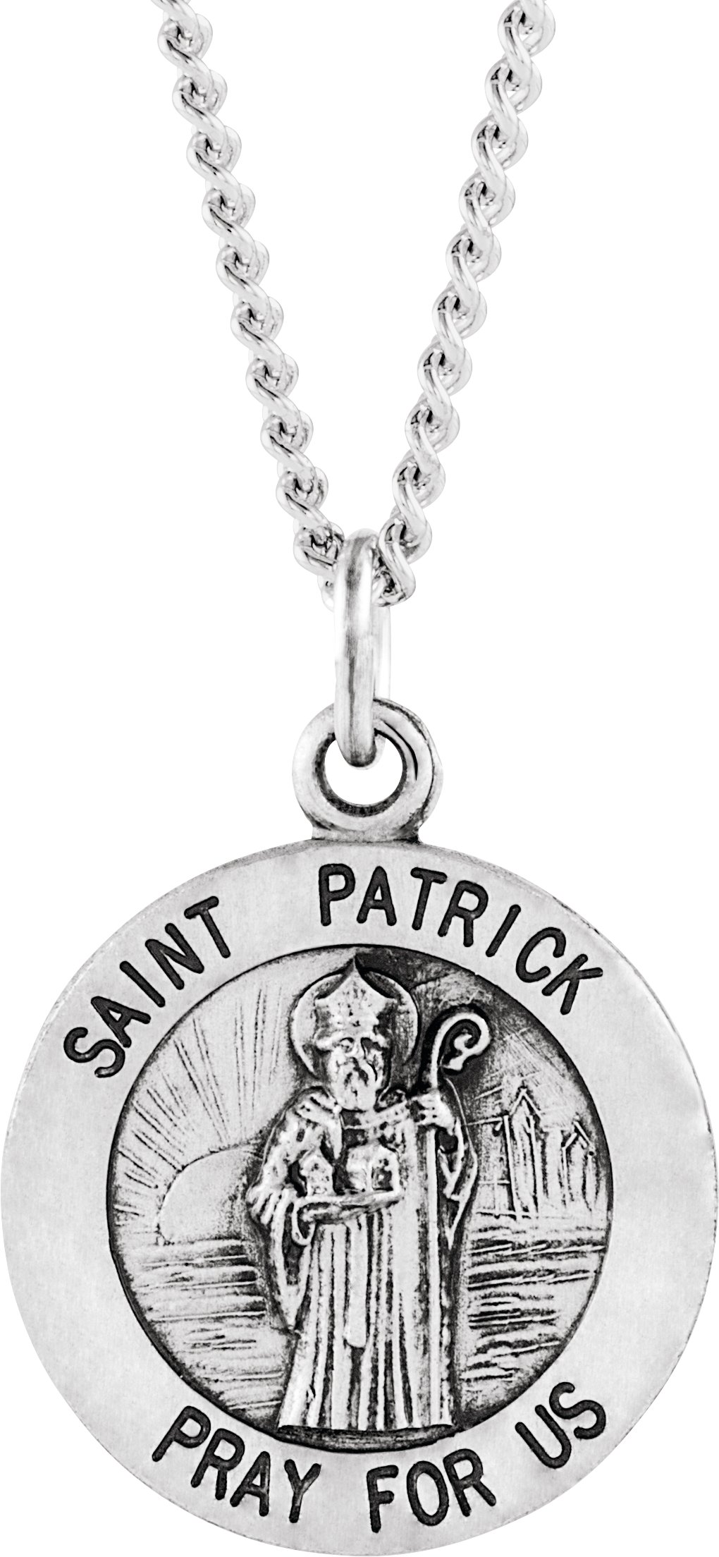 St. Patrick Medal Necklace or Pendant