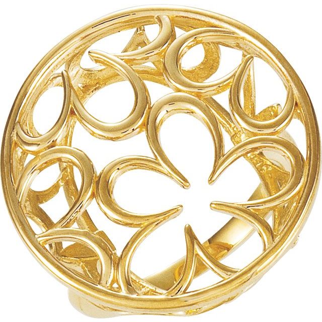 14k Yellow Gold