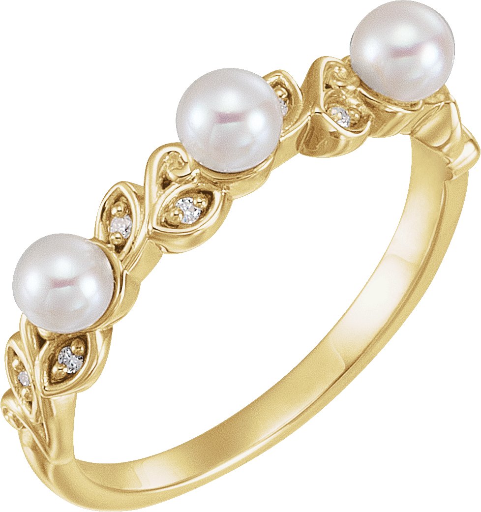 Stackable Pearl Ring