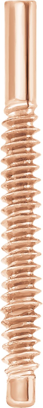 .03"x.325" Baby Threaded Earring Post