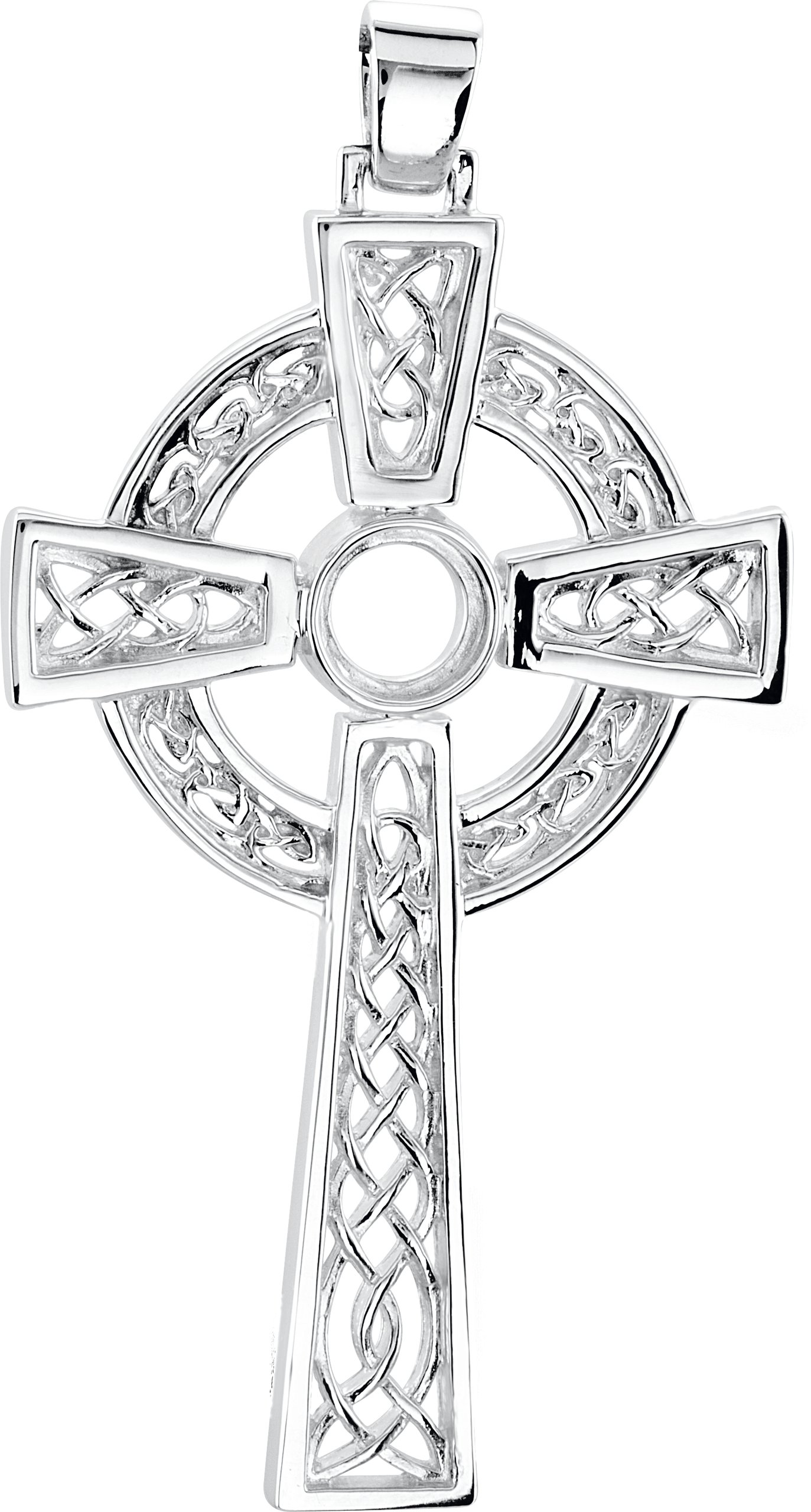 Celtic-Inspired Cross Pendant