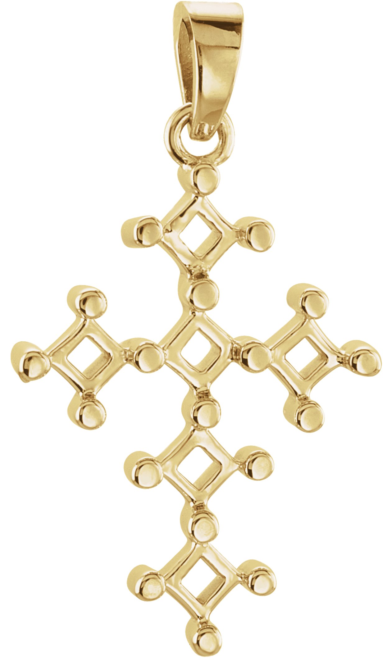 Accented Cross Pendant