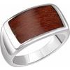 Sterling Silver Men's Rectangle Ring Ref. 13202885