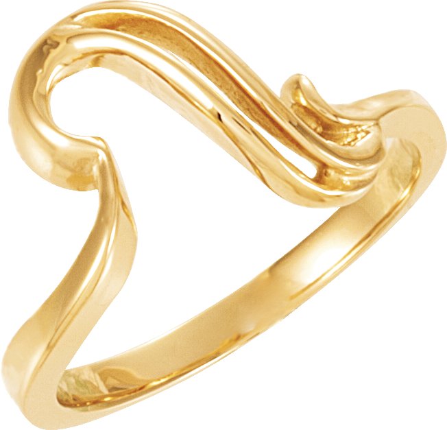 14K Yellow Freeform Ring